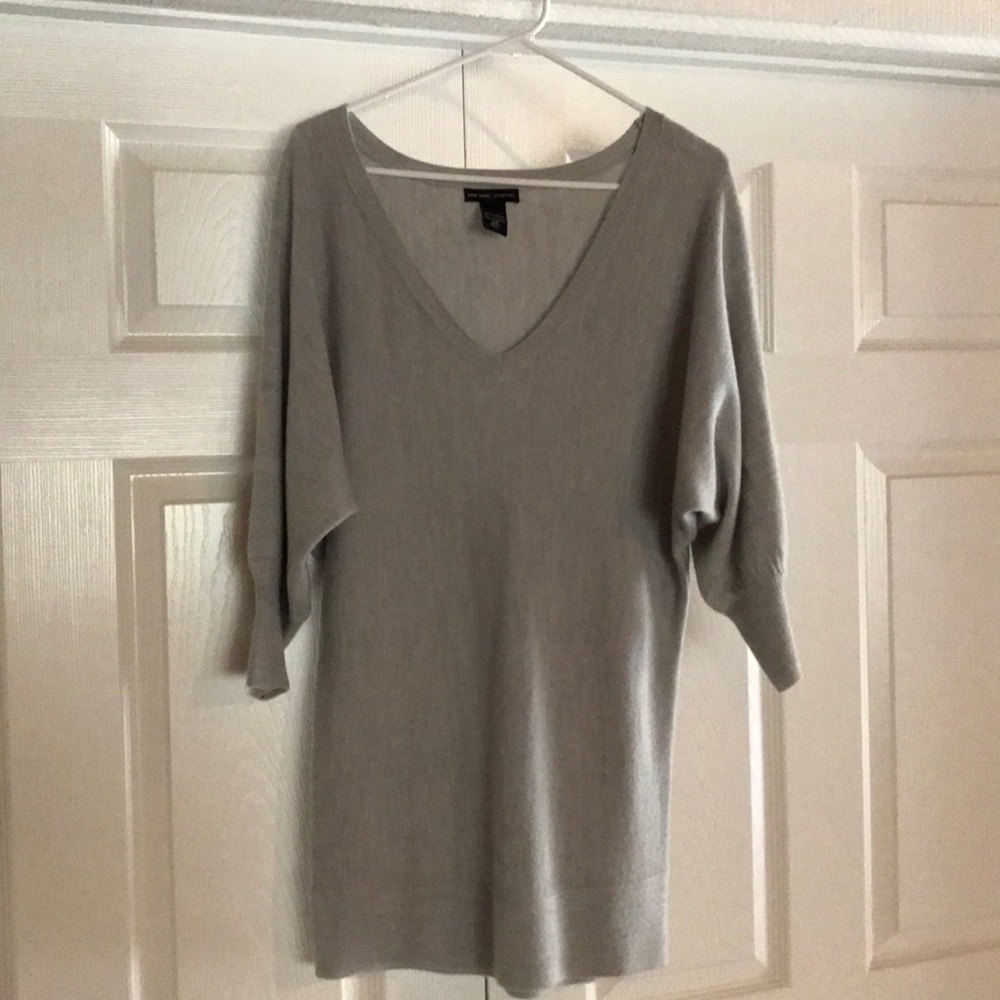 Off the shoulder long sweater or mini dress